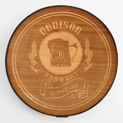 18" Beer Barrel Wood Sign