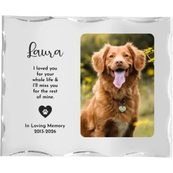 Beloved Pet Memories Photo Acrylic Block