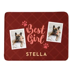 Best Boy and Best Girl Photo Plush Blanket