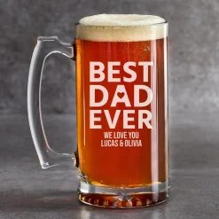 Best Dad Ever Oversized Beer Mug
