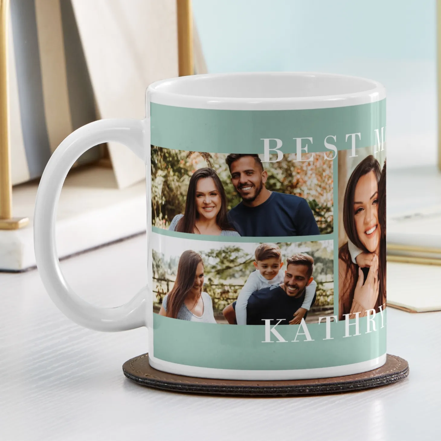Best Ever Photo Collage Mug