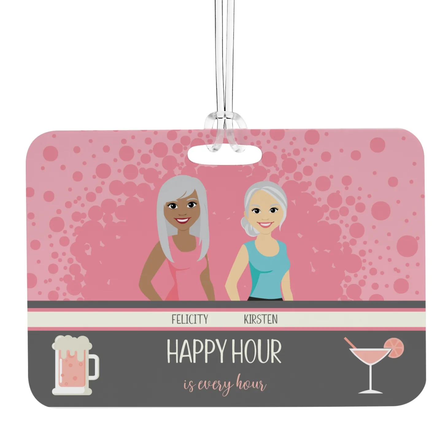 Besties Luggage Tag