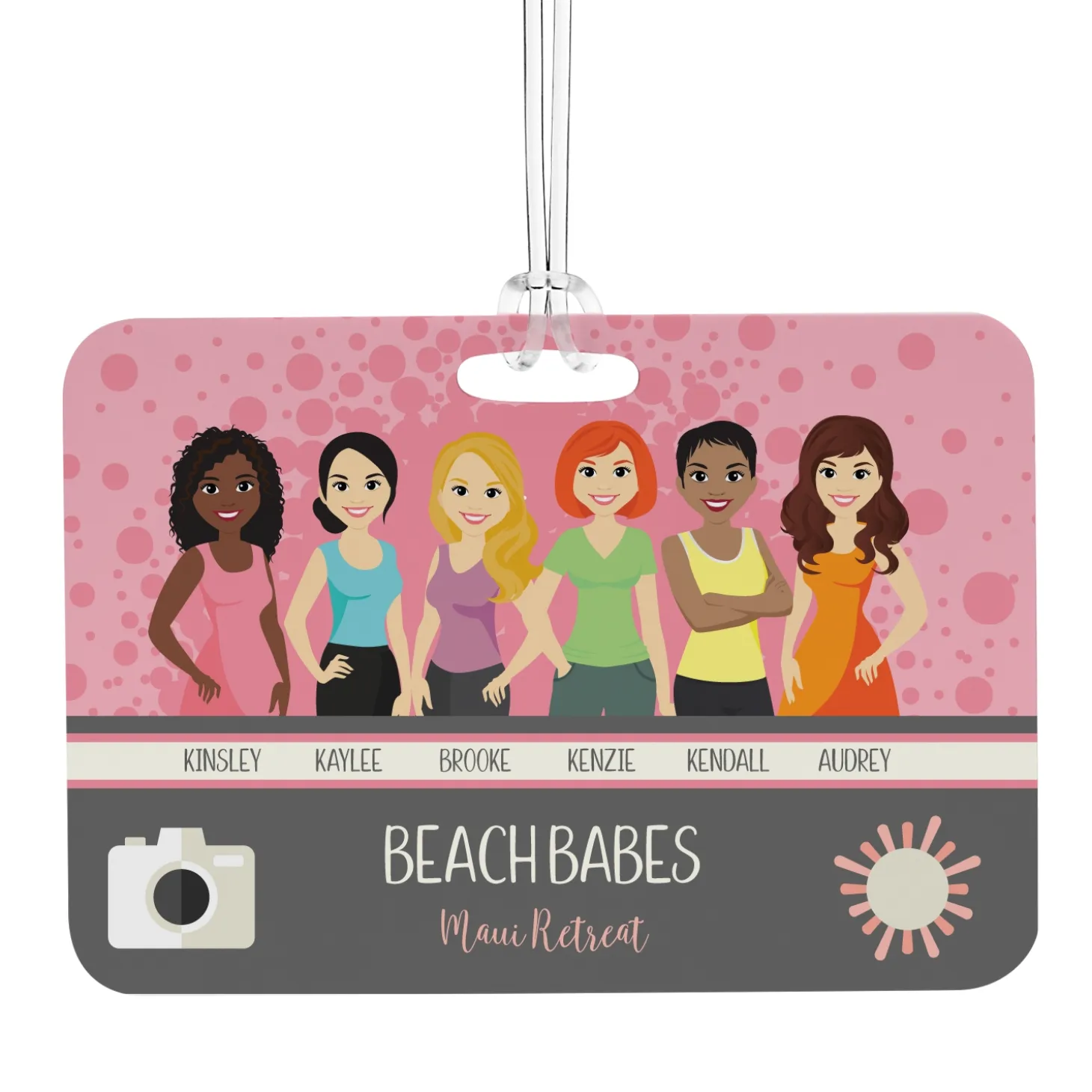 Besties Luggage Tag