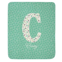 Big Fun Letter Quilted Blankets