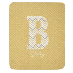 Big Fun Letter Quilted Blankets