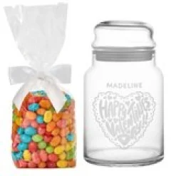 Big Heart Glass Treat Jar