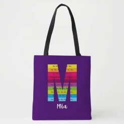 Big Initial Tote Bag