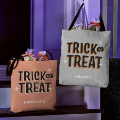 Big Print Trick or Treat Tote Bag