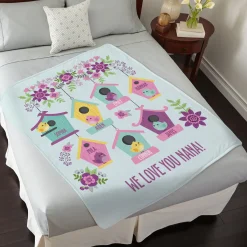 Birdie Blessings Plush Blanket