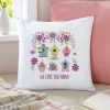 Birdie Blessings Throw Pillow