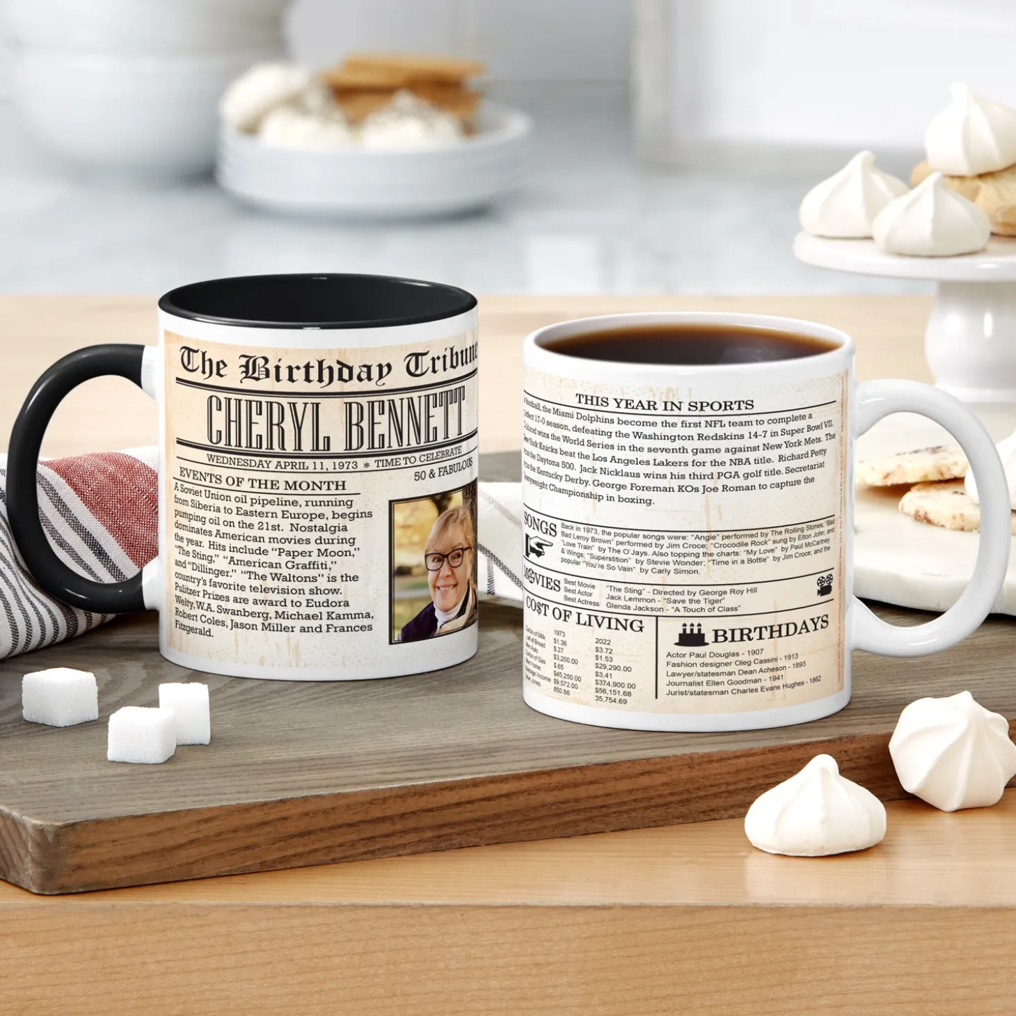 Birthday News Photo Mug