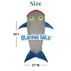 Blankie Tails® Glow In The Dark Shark Blanket