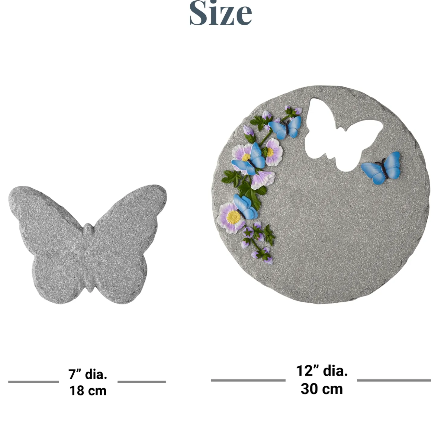Blooming in Love Butterfly Garden Stone