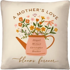 Blooms Forever Throw Pillow