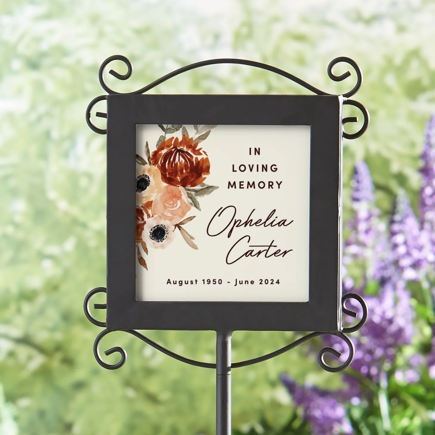 Blooms With Love Memorial Garden Stake