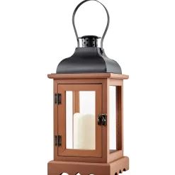 Blooms With Love Memorial Wood Lantern