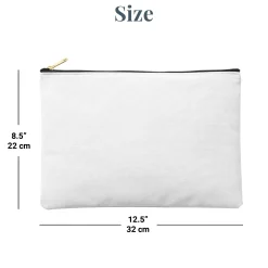 Blush Stripes Zipper Pouch