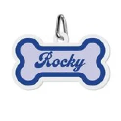 Bold and Bright Acrylic Pet Tag