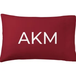 Bold Colors Monogram Pillowcase