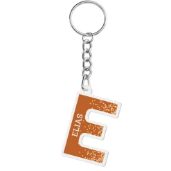 Bold Initial And Name Acrylic Keychain