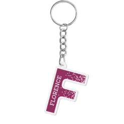 Bold Initial And Name Acrylic Keychain