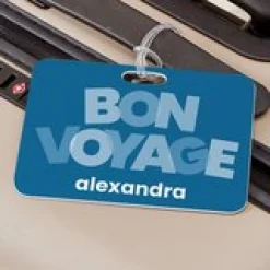 Bon Voyage Luggage Tag