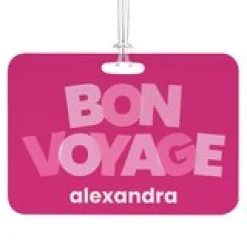 Bon Voyage Luggage Tag