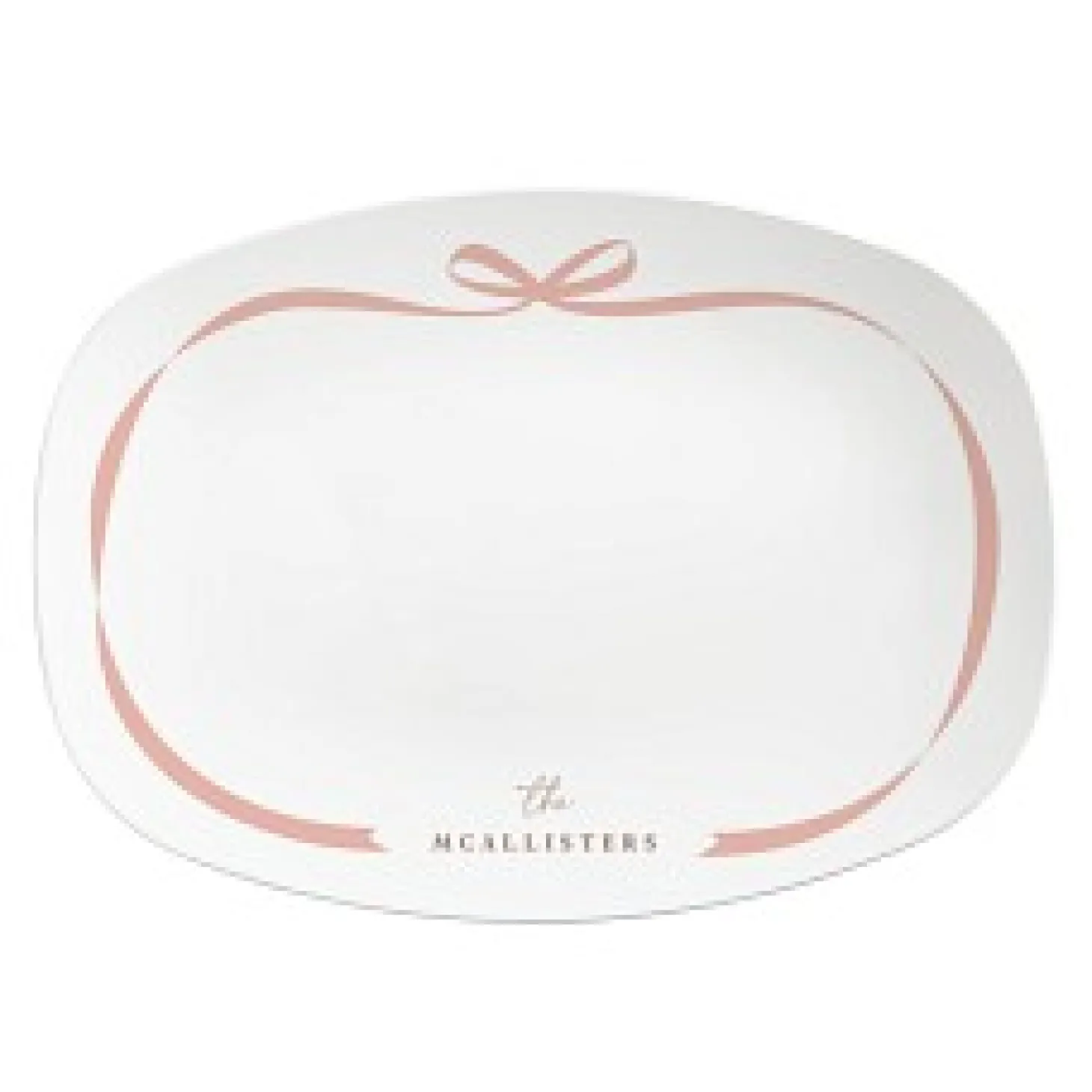 Bow Border Platter