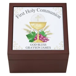 Bread Of Life First Communion Keepsake Box