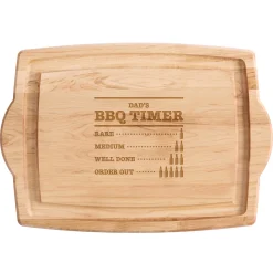 Brew & BBQ Wood Cutting Board