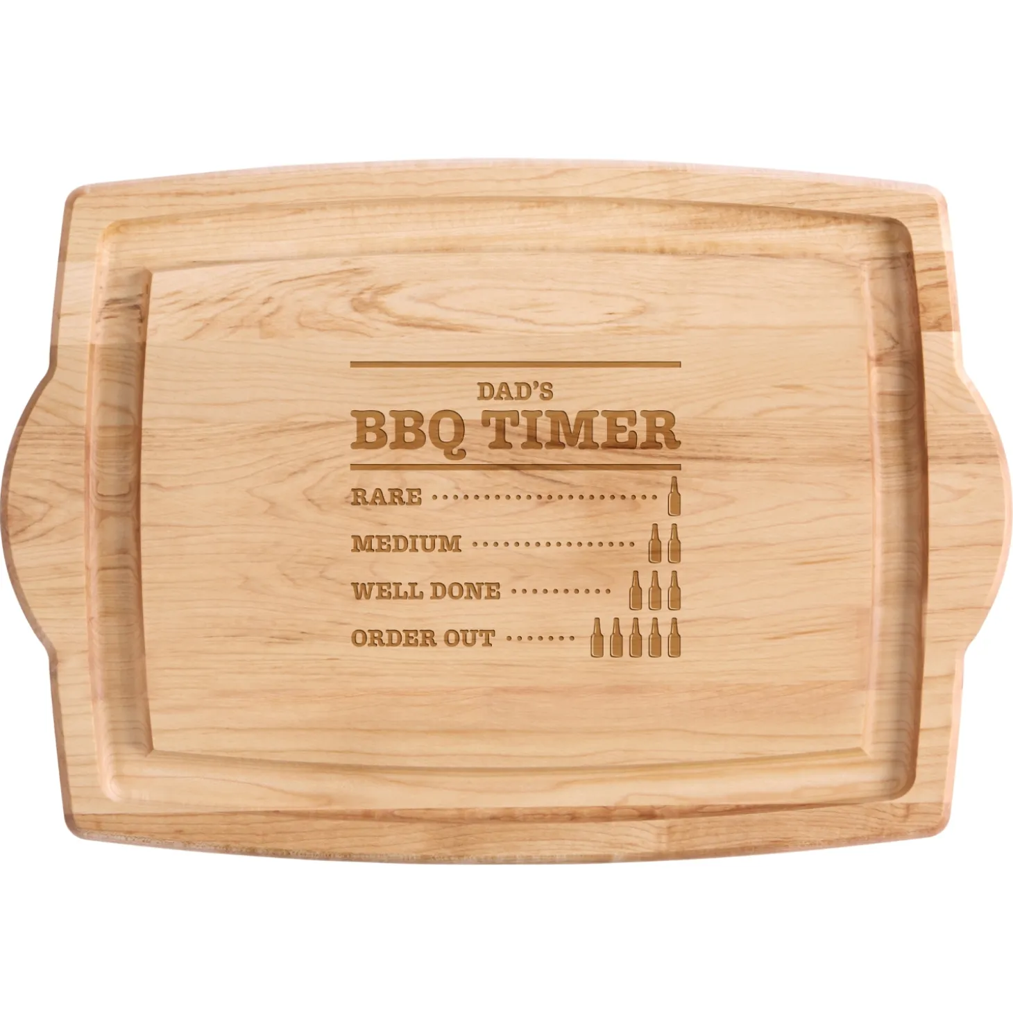 Brew & BBQ Wood Cutting Board