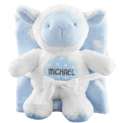 Bundled Blessings Lamb Blanket Keepsake Set