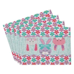 Bunnies Gather Here Table Runner & Placemats