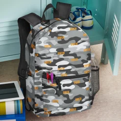 Camo Name Allover Print Backpack