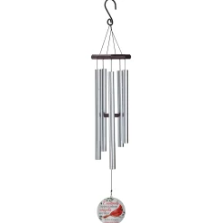 Cardinals Appear When Angels Are Near Memorial 30 inch Wind Chime