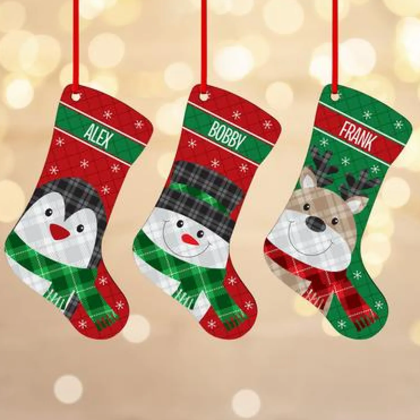 Cheery & Bright Buddies Stocking Ornament