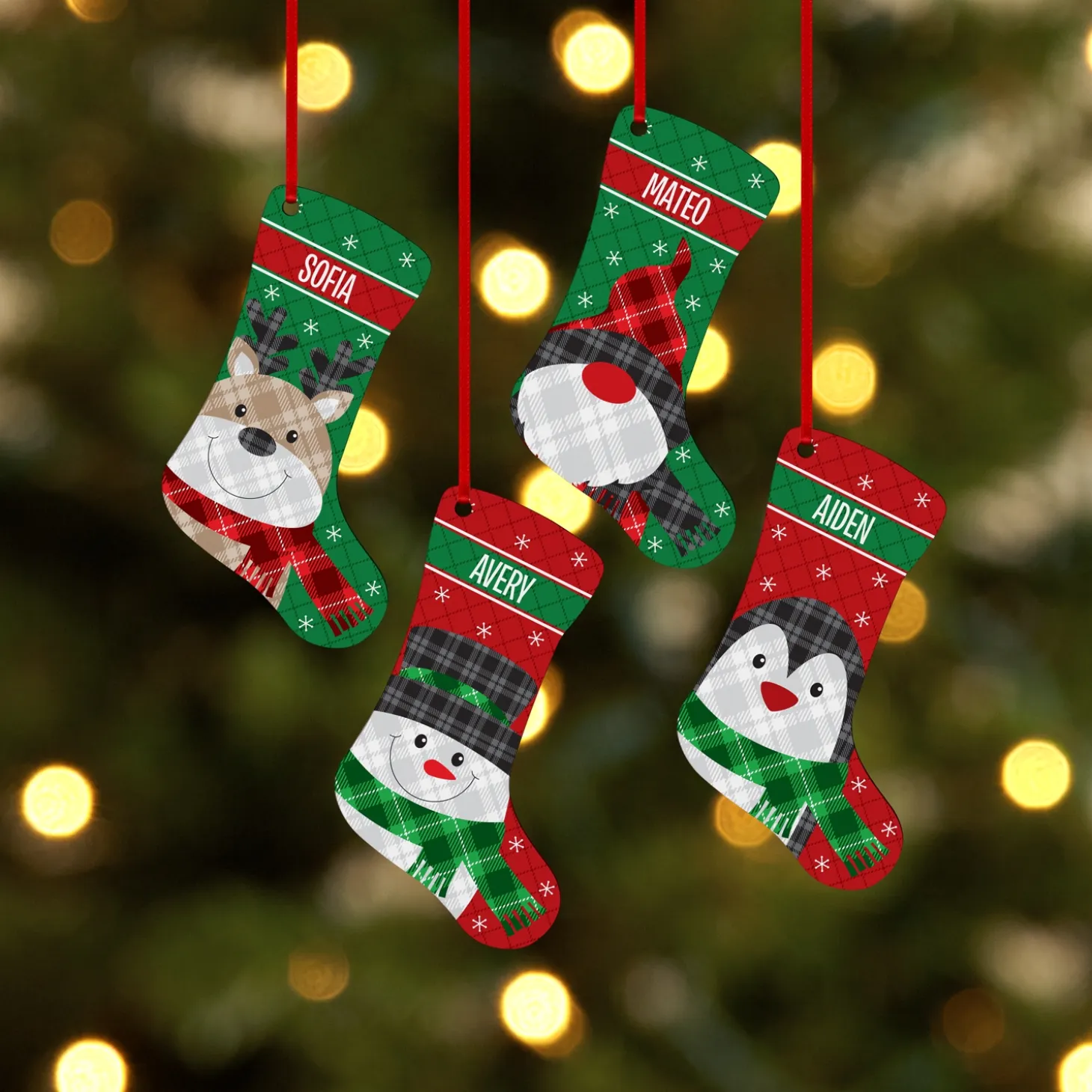 Cheery & Bright Buddies Stocking Ornament