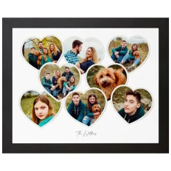 Cherished Hearts Photo Collage Canvas