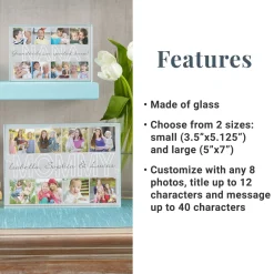 Cherished Memories Photo Glass Block