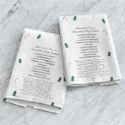 Christmas Recipes Kitchen Towel