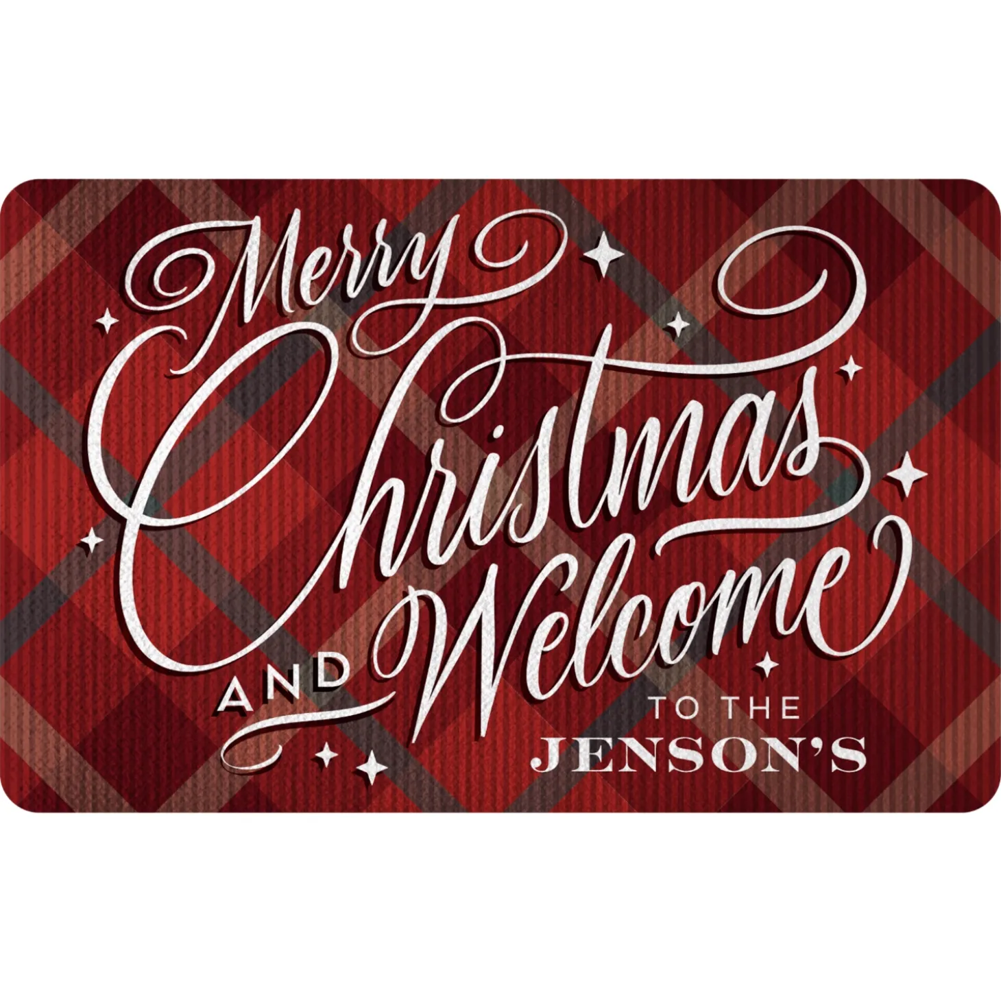 Christmas Welcome Doormat