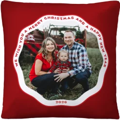 Christmas Wishes Photo Cushion