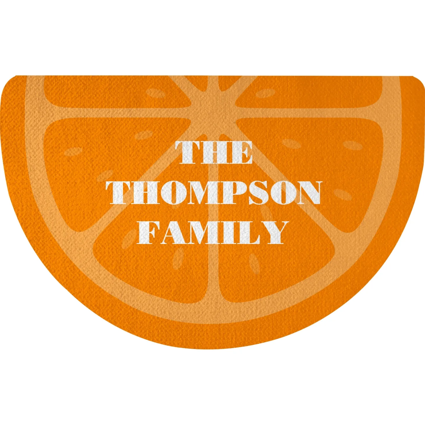 Citrus Half Round Doormat