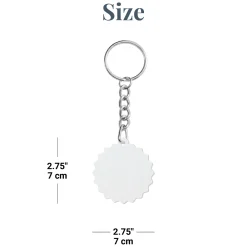 Classic Initial Acrylic Keychain