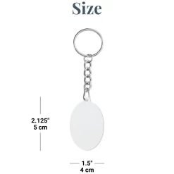 Classic Initial Acrylic Keychain