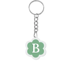 Classic Initial Acrylic Keychain