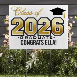 Classic Pomp Graduation Yard Sign