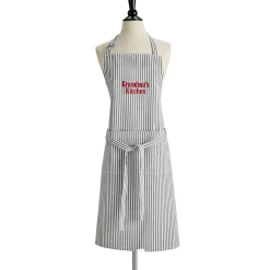 Classic Striped Kitchen Apron