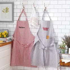 Classic Striped Kitchen Apron