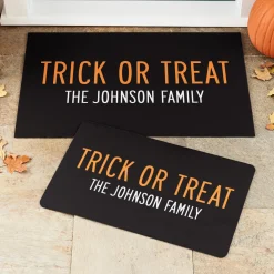 Classic Trick or Treat Doormat